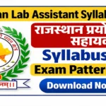 Rajasthan Lab Assistant Syllabus 2026 download